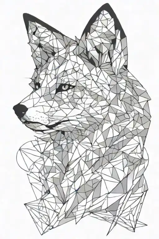 Geometric Artic Fox