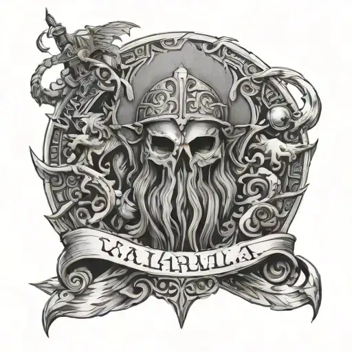 Engraving War In Valhalla