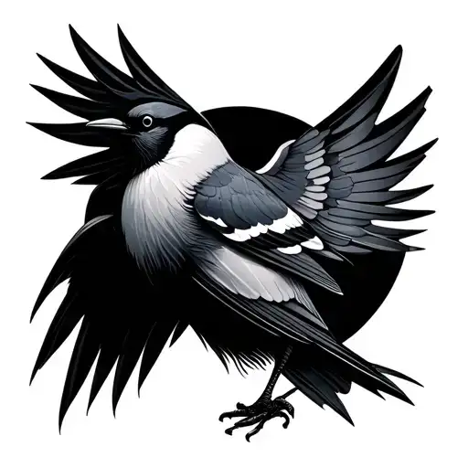 Magpie Isometric Design Inspired