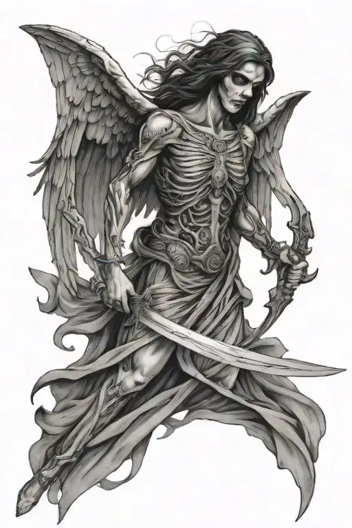 Angel Of Death With Dum Spiro Spero