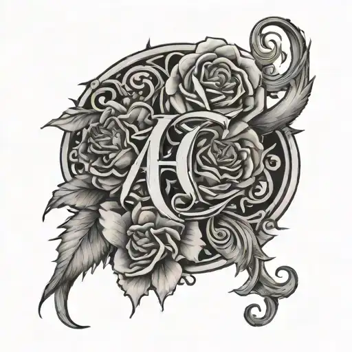 Tattoo With My Kids Initials Of Asc And Aec