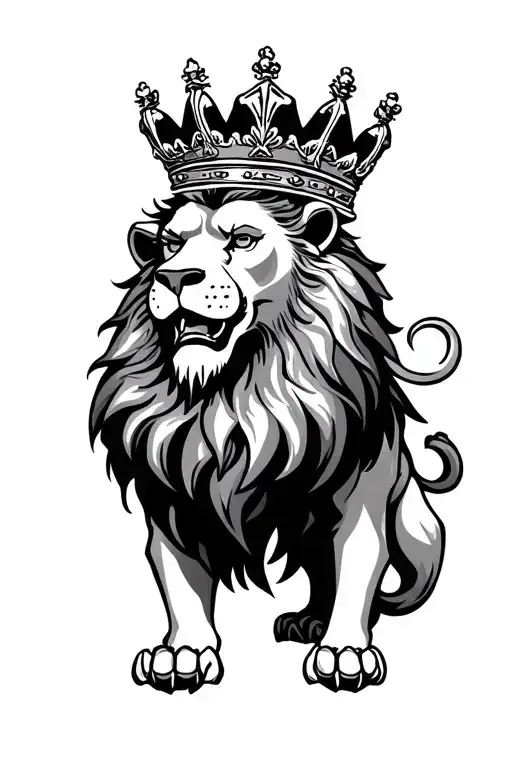 Scottish Lion With A Crown