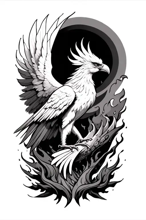 Phoenix Rising From The Ashes