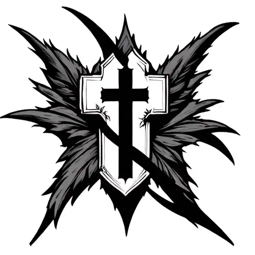 Cross Tattoo Basic No Extras Added