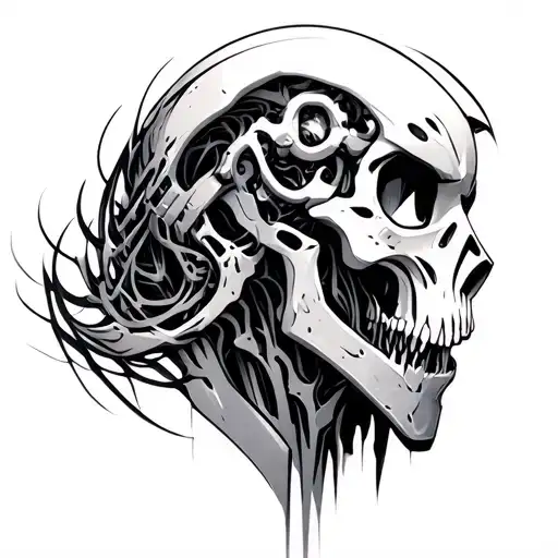 Baran Biomechanics In Profile Sketch Style