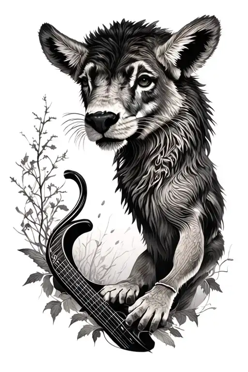 Wildlife And Music Halfsleeve