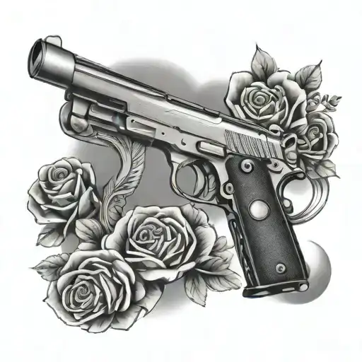 Pistol Gun With Lady Legs