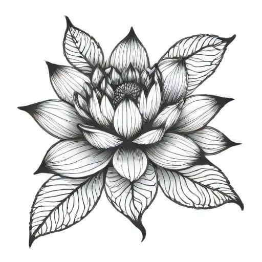 5 Leaf Lotus Flower