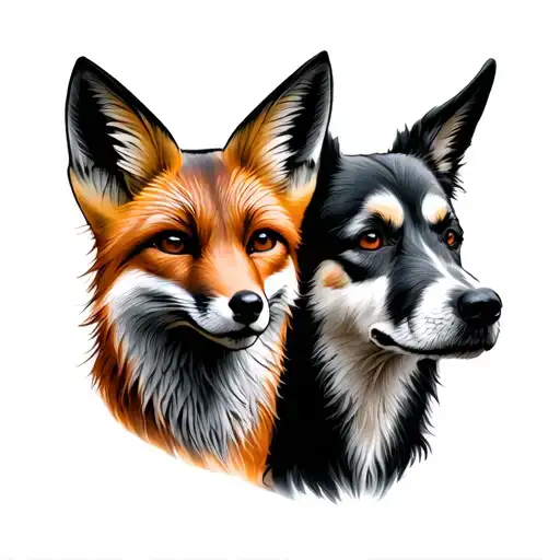 A Fox And A Dog