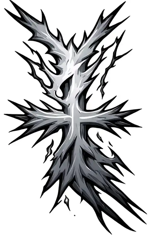 Lightning Cross Made