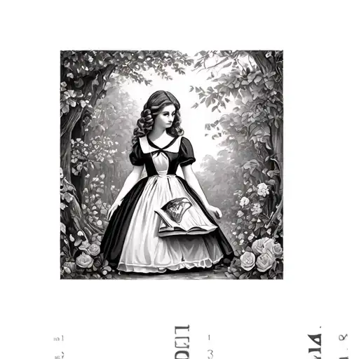 Alice In Wonderland Arm Sleeve