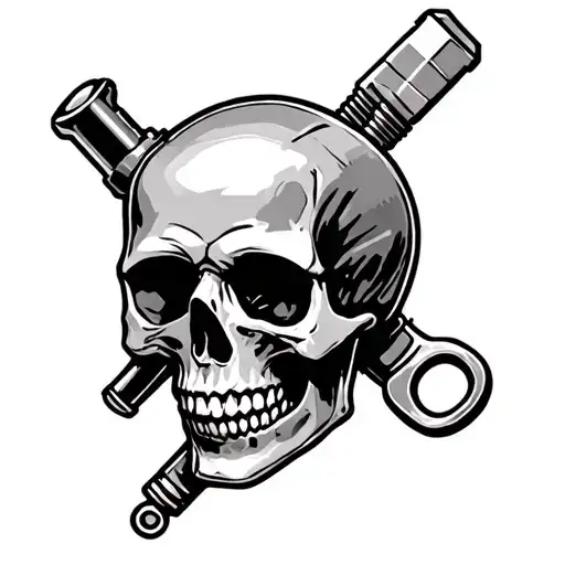 Skull And Mechanic Tool