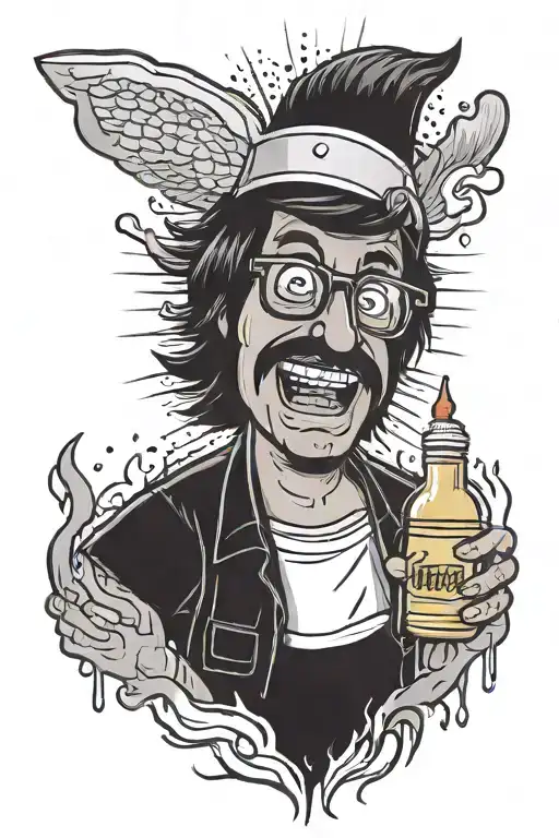 Bobs Burger With Ketchup And Mustard