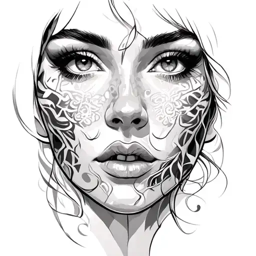 Cancerian Woman Face