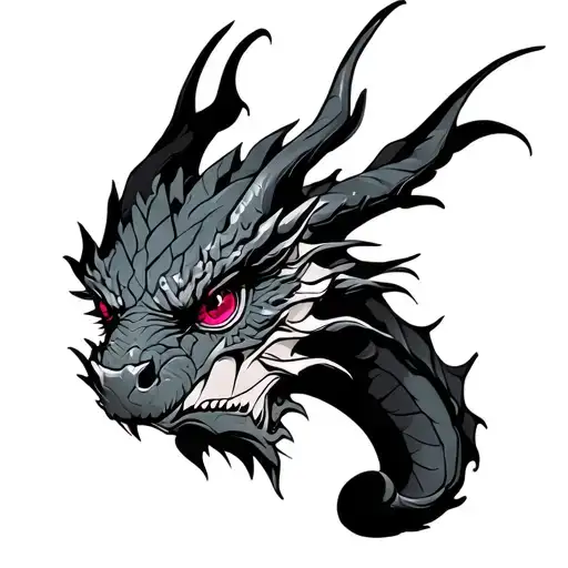 Dragon With Ruby Eye