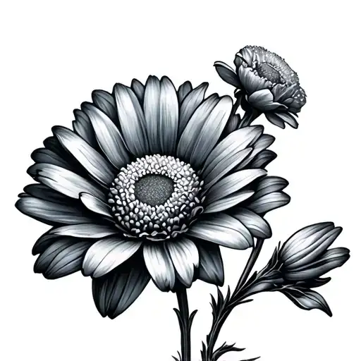 Daisy And Carnation Flowers