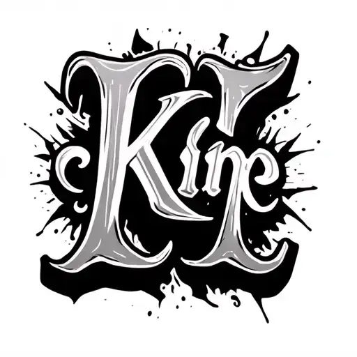 Name Kline Bubble Letters Biomechanic Inside Ribs