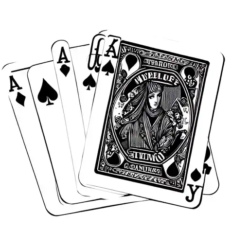 Casino Poker Money From The Lady's Deck With The