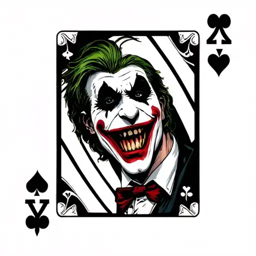 Joker Playing Card Comic Rand