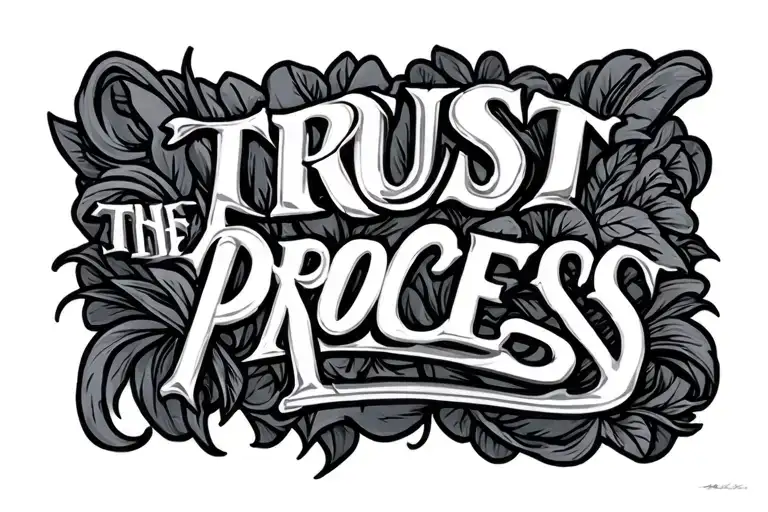 Trust The Process Written