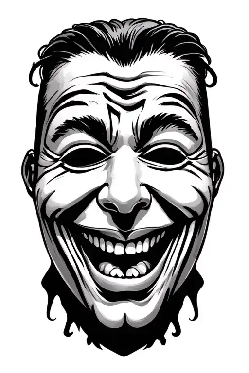 Laugh Now Cry Later Mask