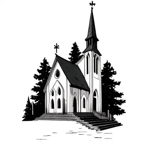 Church With Jigsaw Puppet