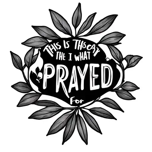 Olive Branch Representing This Is What I Prayed For