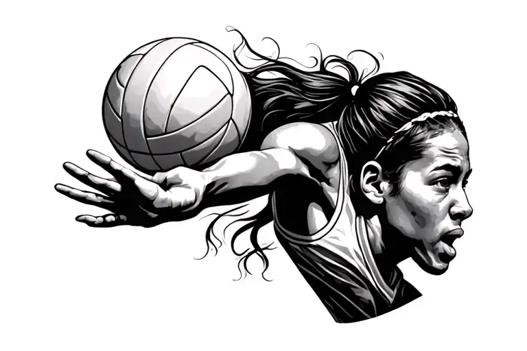 Volleyball Player Gemini Zodiac Sign