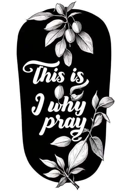 Olive Branch Representing This Is Why I Pray Church