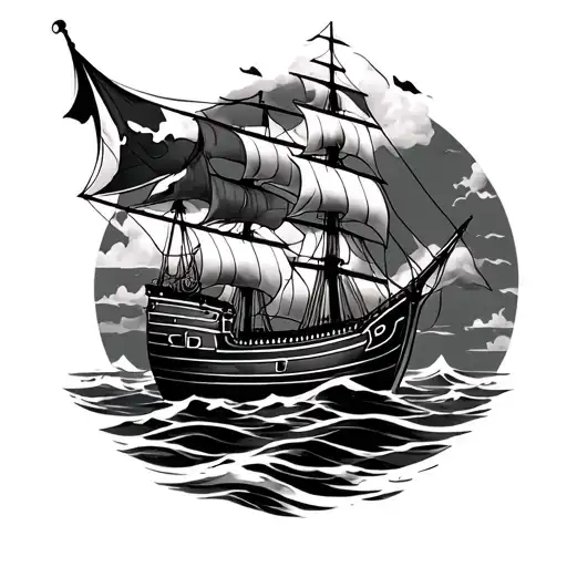 Nautical Half Sleeve