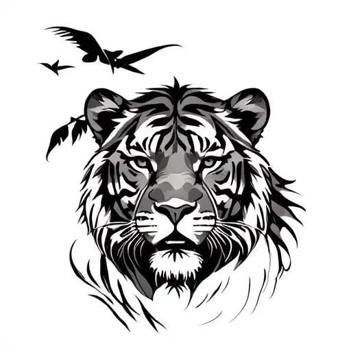 Lion And Tigers