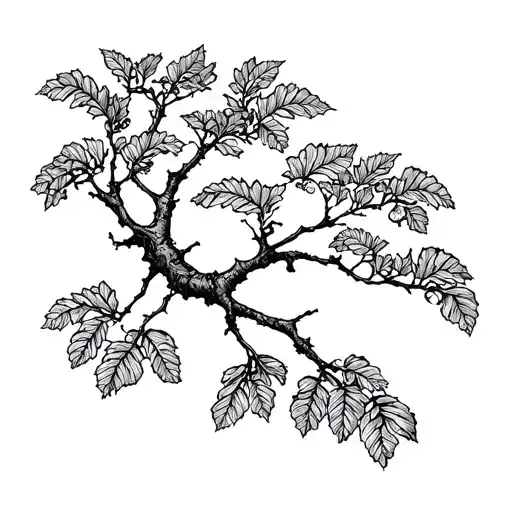 Rowan Tree Branch
