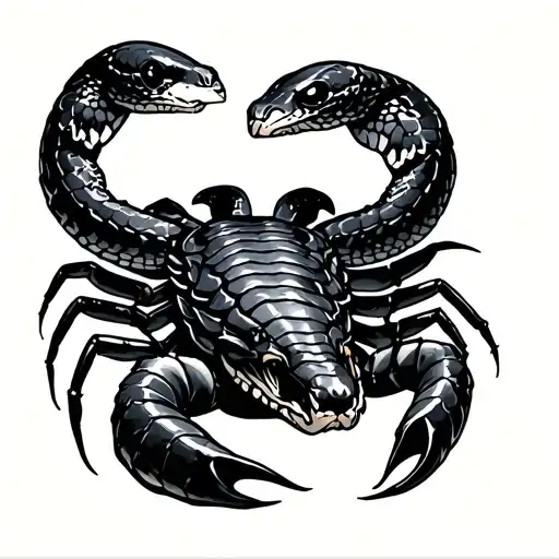 Scorpion Snake Confront