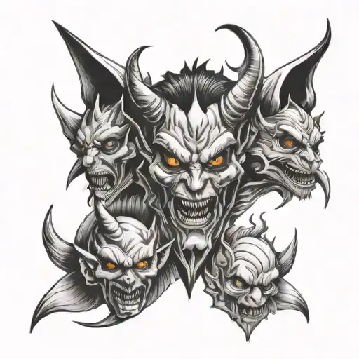Devilish Trio Tattoes