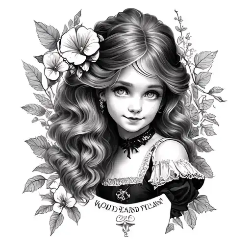 Alice In Wonderland Sleeve