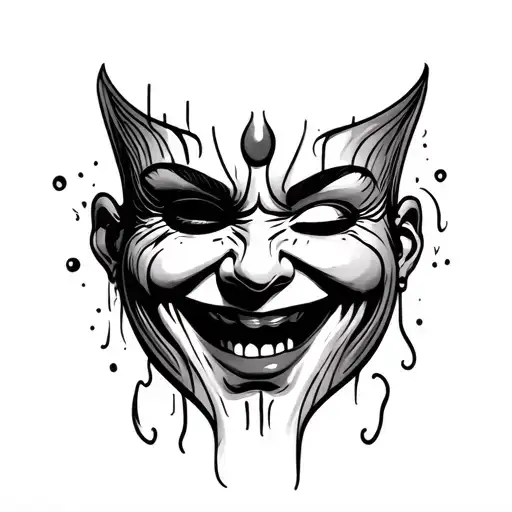 Laugh Now Cry Later Mask