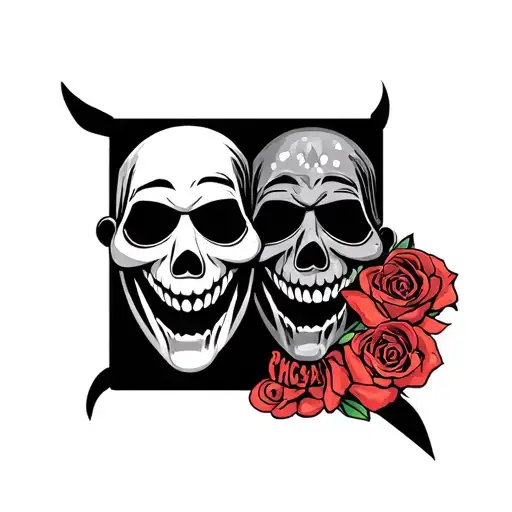 Laugh Now Cry Later Mask Chicano