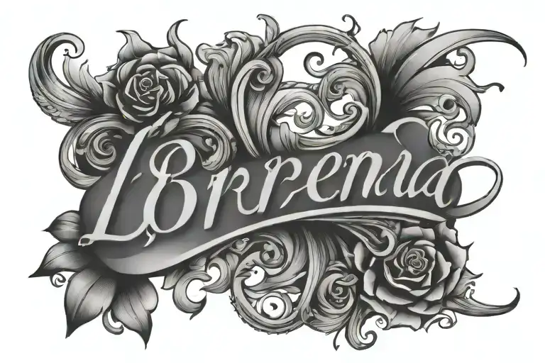 Lorena Name In Cursve