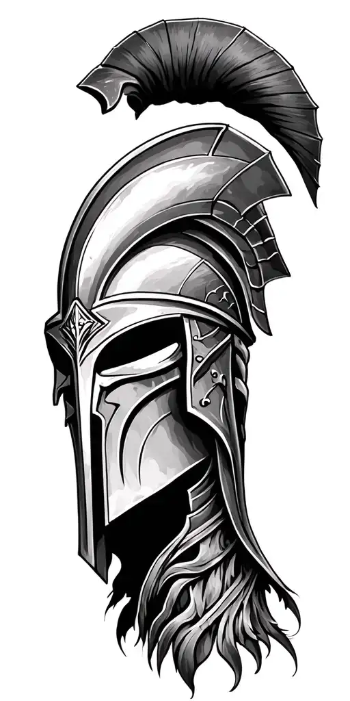 Full Sleeve Spartan Theme Full Sleeve Tattoo Design