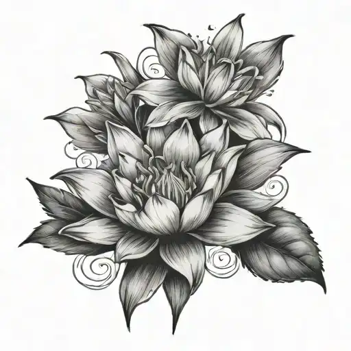 I Love You Under Larkspur And Water Lily