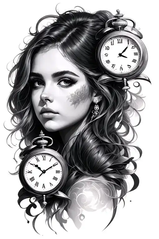 A Female With 2 Separate Clocks