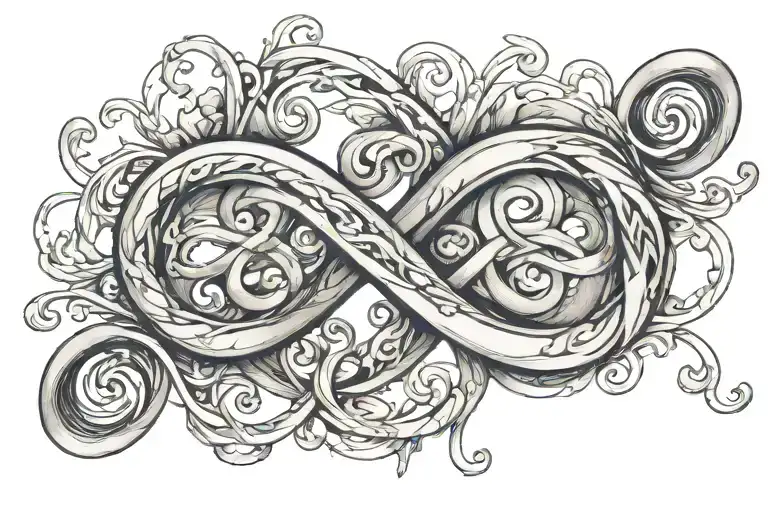 Kalliope Intertwined Infinity Sign Intertwined
