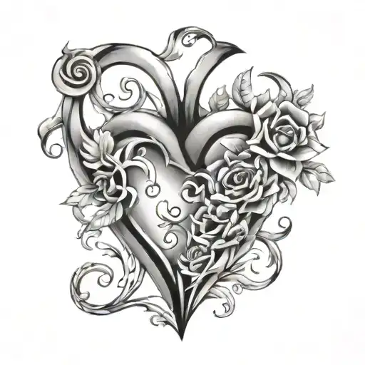 Z Made Into Heart Shape