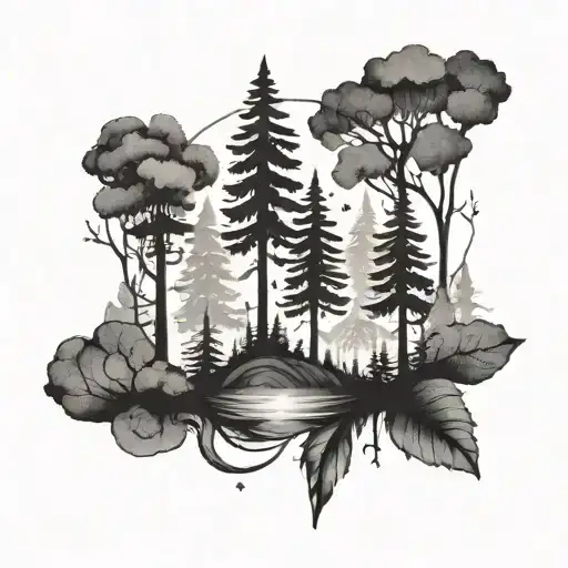Simple Forest Scene