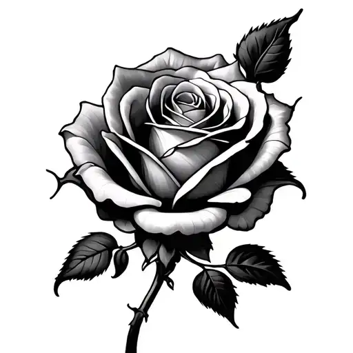 Skinny Small Dead Rose