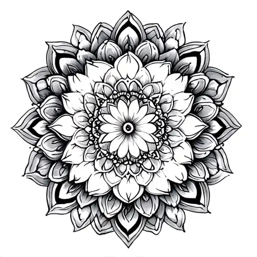 Minmalaist And Mandala Imbeded