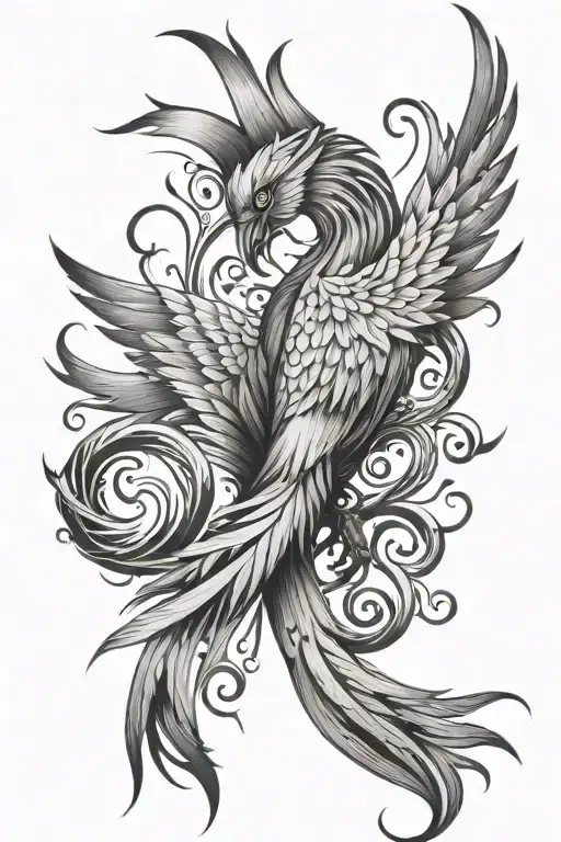 Feminine Phoenix Bird