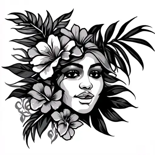 Hawaiian Tatoo Design