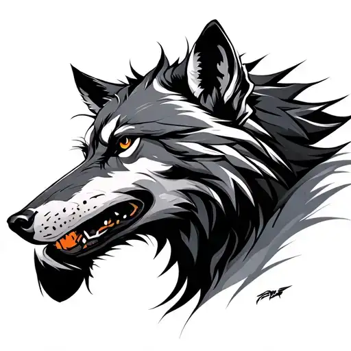 Cyberpunk 2077 Furry Wolf