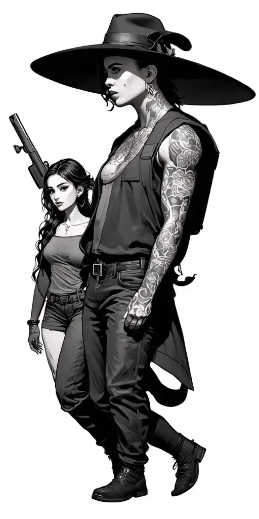 Outdoor Scene Featuring Characters